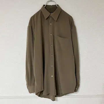 ON FRIDAY 빈티지 셔츠 구제 의류 L 브라운 브라운 일본제