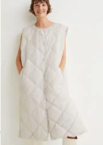H&M 퀼팅 베스트 S 사이즈