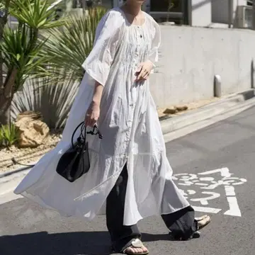 인도 보일 셔링 원피스 FREAK'S STORE