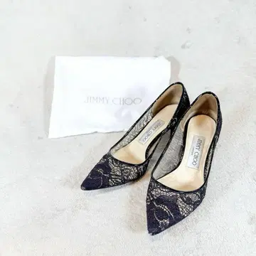 JIMMY CHOO 지미추 레이스 펌프스 35.5 수납 가방