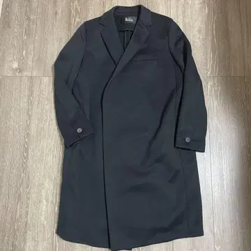 THE RERACS 블랙 체스터 코트