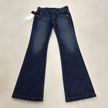 새상품 00s archive y2k 로우라이즈 플레어 데님 팬츠 부츠컷