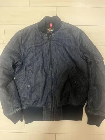ALPHA INDUSTRIES MA-1 데님 자켓 M