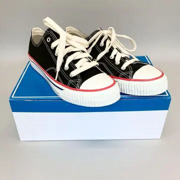 미사용 Dappers 스니커즈 캔버스 1650 블랙 27cm