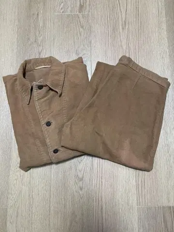 60년대 이탈리아군 호스피탈 몰스킨 자켓 & 팬츠 셋업