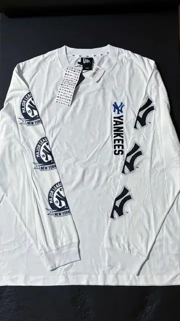 새상품 new era 뉴욕 양키스 롱 슬리브 T셔츠