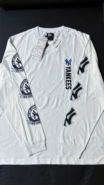 새상품 new era 뉴욕 양키스 롱 슬리브 T셔츠