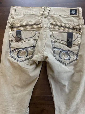 RED PEPPER VINTAGE WORKS 베이지 치노 팬츠