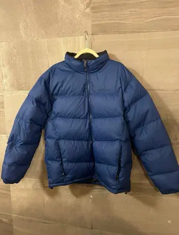 eddie bauer 프리미엄 구스 다운 자켓 블루