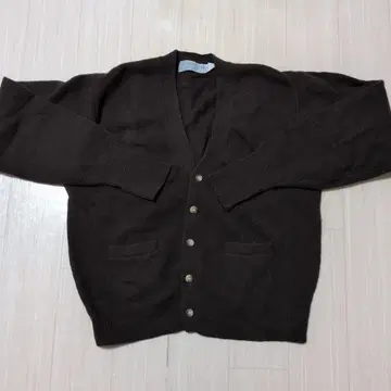 Munsingwear 브라운 V넥 가디건(20)