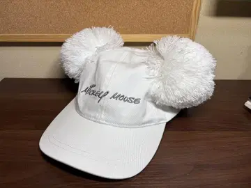 미키마우스 모자 화이트