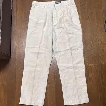 Eddie Bauer 베이지 린넨 슬랙스 36x30 90s