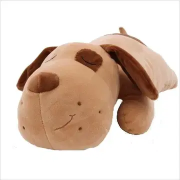 말랑말랑 강아지 봉제 인형 브라운 귀여운 봉제 인형