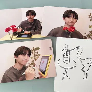 ICEx 타케노 세나 엽서 NATSLIVE