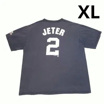 XL MLB 뉴욕 양키스 데릭 지터 티셔츠 퍼플네이비