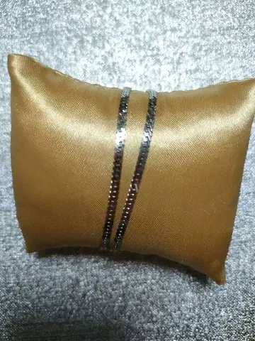 MONET 모네 실버 더블 스네이크 체인 팔찌 약 17cm