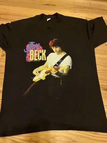 Jeff Beck 티셔츠 택 포함