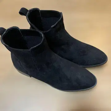 야마다야 nouer 블랙 스웨이드 숏부츠
