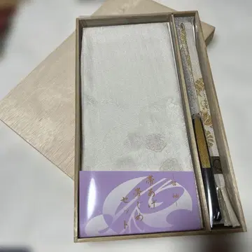 실크 기모노 액세서리 꽃무늬 화이트 오비 장식 천 외 대폭 가격 인하!