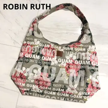 ROBIN RUTH 괌 로고 꽃무늬 숄더백 밴드 포함