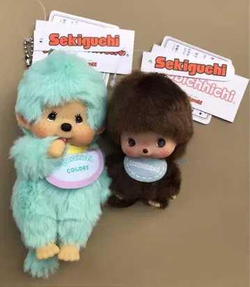 득템 찬스! 택 포함 새상품 짱귀여운 몽치치 봉제 인형 키링 2개 세트