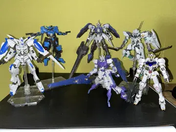 HG 철혈의 오펀스 건담 프라모델 완성품 묶음 판매