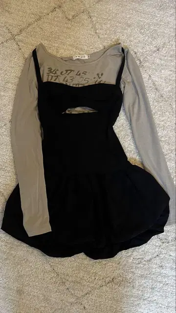 zara 벌룬 스커트 미니 원피스