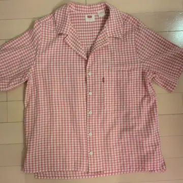 Levi's 깅엄 체크 셔츠 S