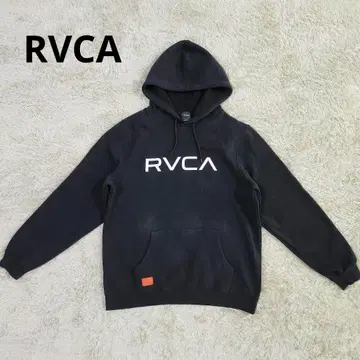 [ RVCA ] 루카 | 블랙 | 후드 부착 후드티 | 풀오버 | M