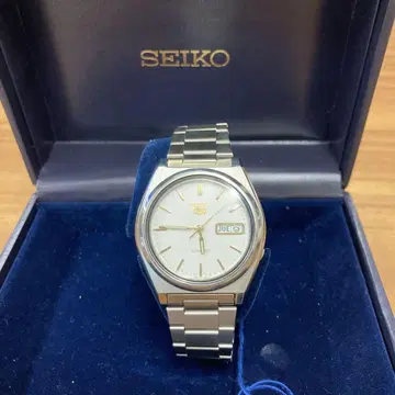 SEIKO 세이코 파이브 자동 시계 실버 새상품