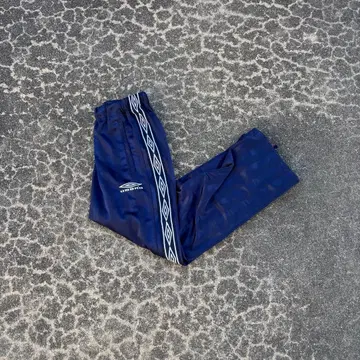 UMBRO 90s 트랙 팬츠 네이비 자수 로고 Y2K 테크 M 사이즈