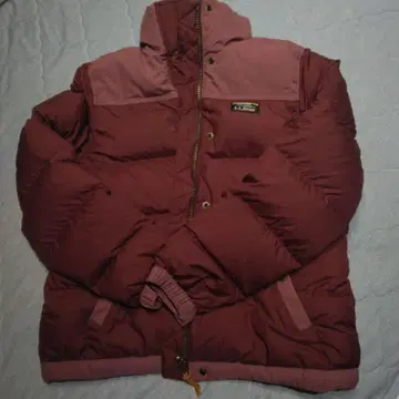 L.L.Bean 와인 레드 다운 자켓