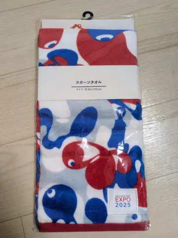 EXPO 2025 스포츠 타월 약 34 x 100cm