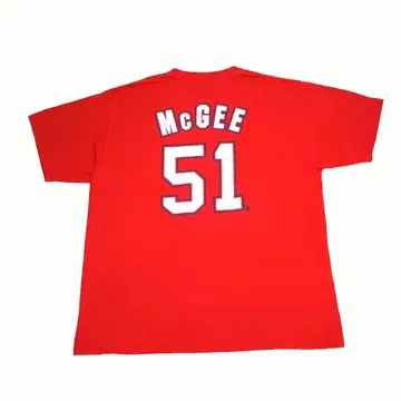 90s MLB 세인트루이스 카디널스 윌리 맥기 51 티셔츠