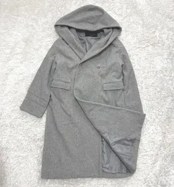 슬로브 이에나 후디드 코트 캐시미어 혼방 슈퍼100 클리닝 완료