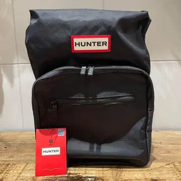 헌터 L 사이즈 나일론 파이오니어 탑 클립 백팩 블랙