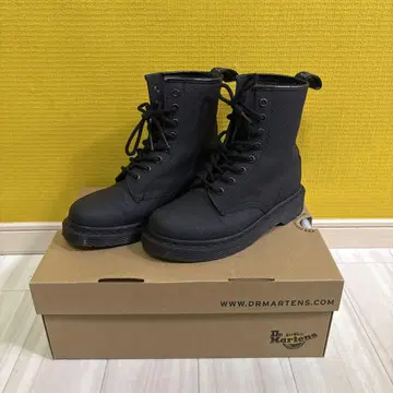 Dr. Martens 가죽 부츠 UK3 1460 BLACK NOIR