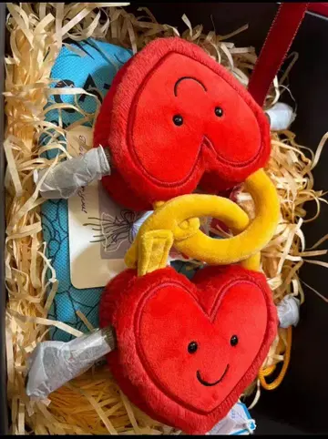 Jellycat 하트 모양 봉제 인형 4개