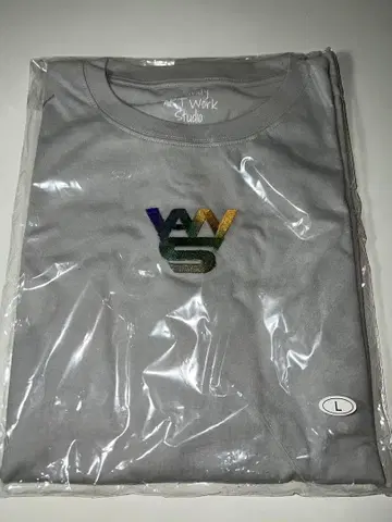 VAWS 로고 티셔츠 [그레이] L 사이즈