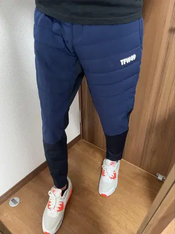 정가 42만 TFW49 다운 팬츠 네이비 XL 골프