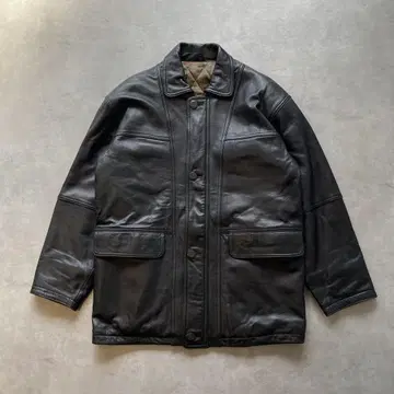 SAN MIRAGE 빈티지 양가죽 leather jacket L