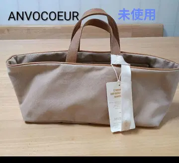미사용 새상품 ANVOCOEUR 앙보쿠르 토트백 베이지