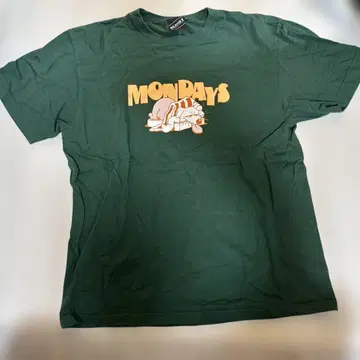 BEAMS T MONDAY'S 티셔츠 XL 다크 그린