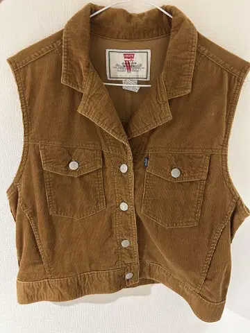 Levi's 슬리브리스 자켓 L 사이즈 브라운