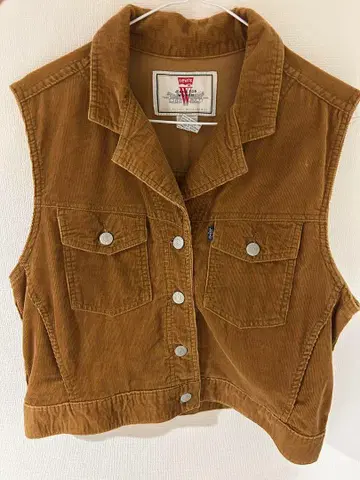 Levi's 슬리브리스 자켓 L 사이즈 브라운