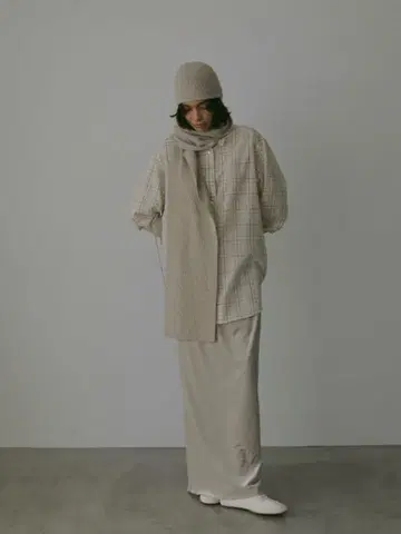 벨로아 가디건 벨로아 스커트 2점