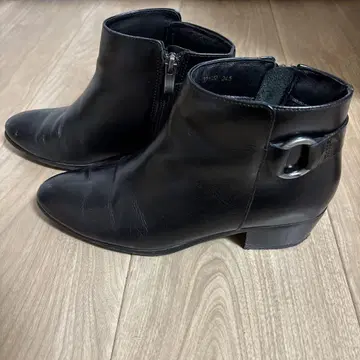 워터 마사지 히미코 블랙 숏부츠 24.5cm