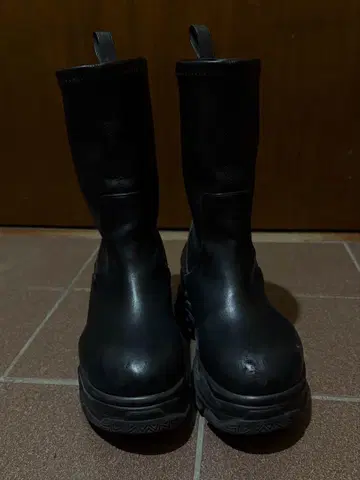 블랙 사이드 고어 부츠