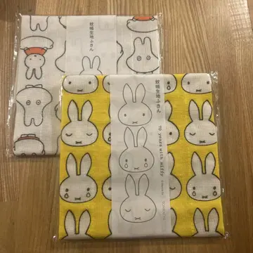 [ 미사용 새상품 ] 미피 전시회 미피 모기장 행주 2개 세트