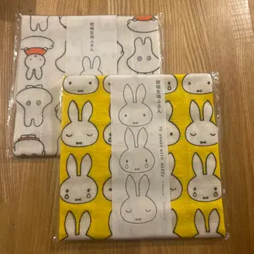 [ 미사용 새상품 ] 미피 전시회 미피 모기장 행주 2개 세트